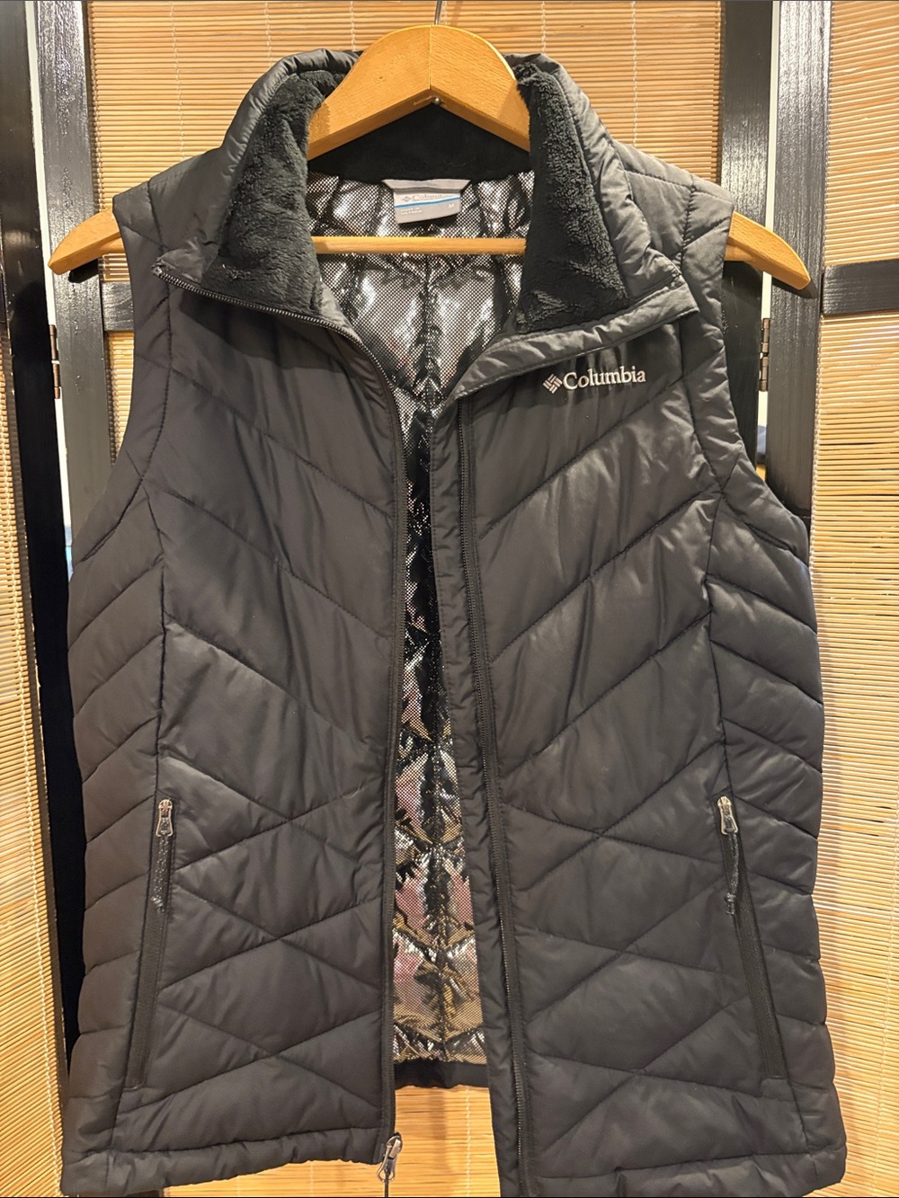 Columbia Women's Dark Gray Quilted Insulated Vest